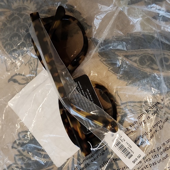 J. Crew Palma tortoise shell print oversized sunglasses - Picture 3 of 5